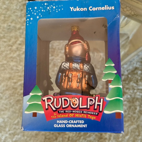 VTG Yukon Cornelius Glass Ornament Island of Misfit Toys 2001 - Picture 3 of 5